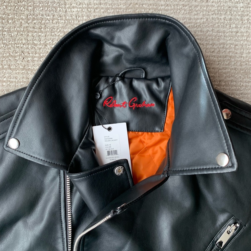 Vegan Leather Motorcycle Jacket